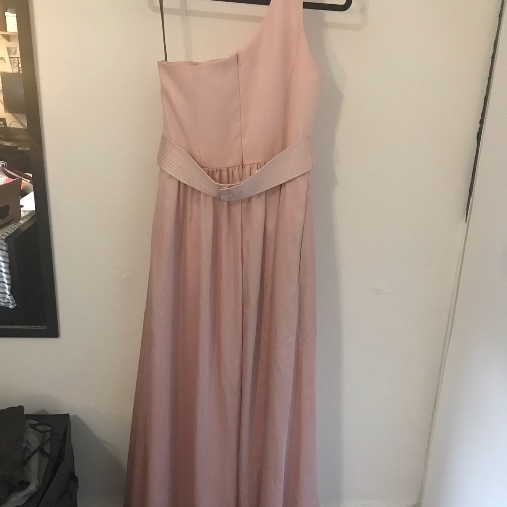 Vera Wang One Shoulder Dress with Sash
VW360215